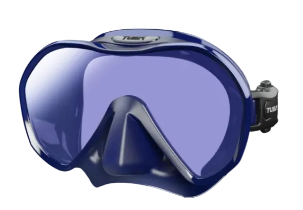 TUSA Zensee Pro Mask – Premium Frameless Dive Mask with UV420 & CrystalView Optical Glass Indigo